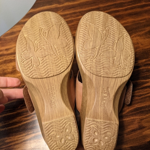 Alegria Floral Embroidered Sandals - Tan and Multicolor - Picture 5 of 7